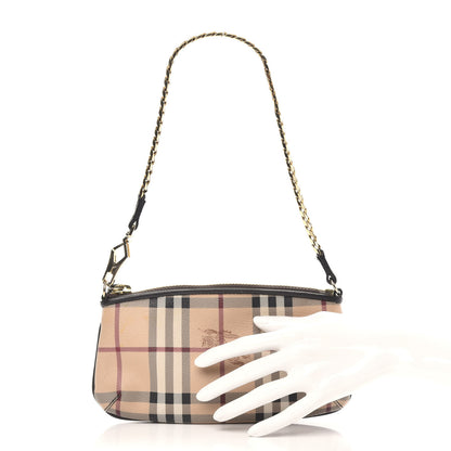 Burberry Haymarket Check Clara Pochette Chocolate 2 of 9
