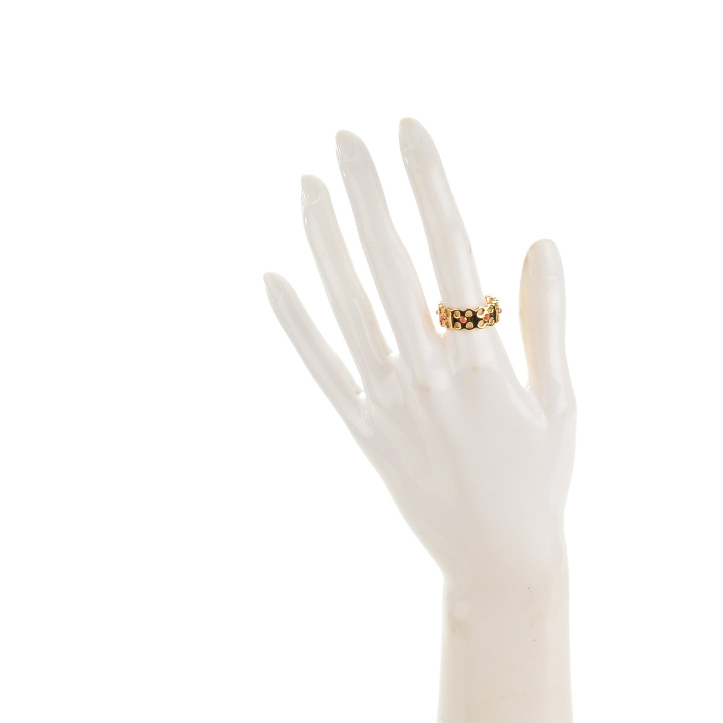 Hide and Seek Ring L Gold