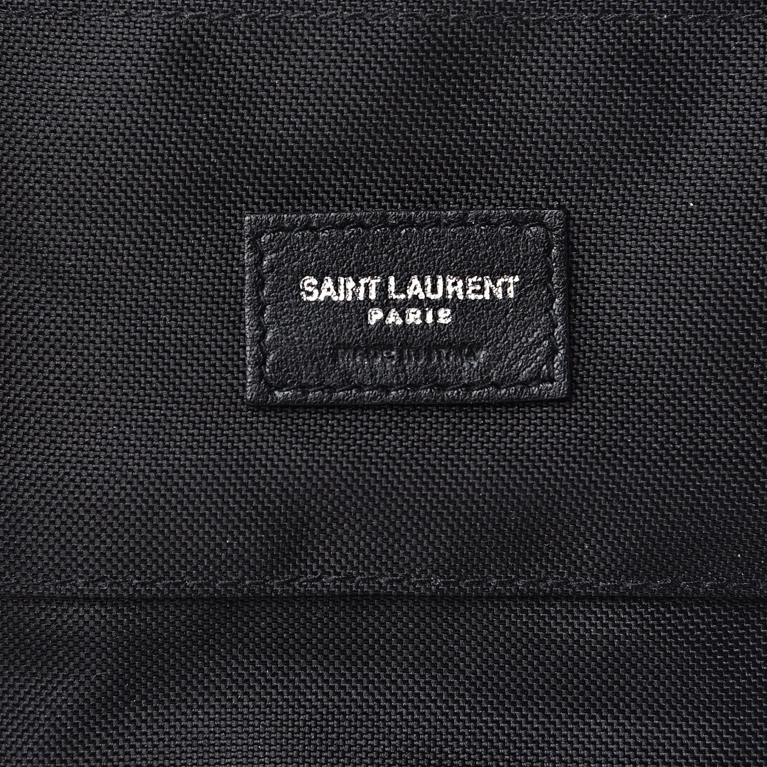 Saint Laurent Nylon Constellation Print Tiny Buffalo Wallet Black 6 of 7
