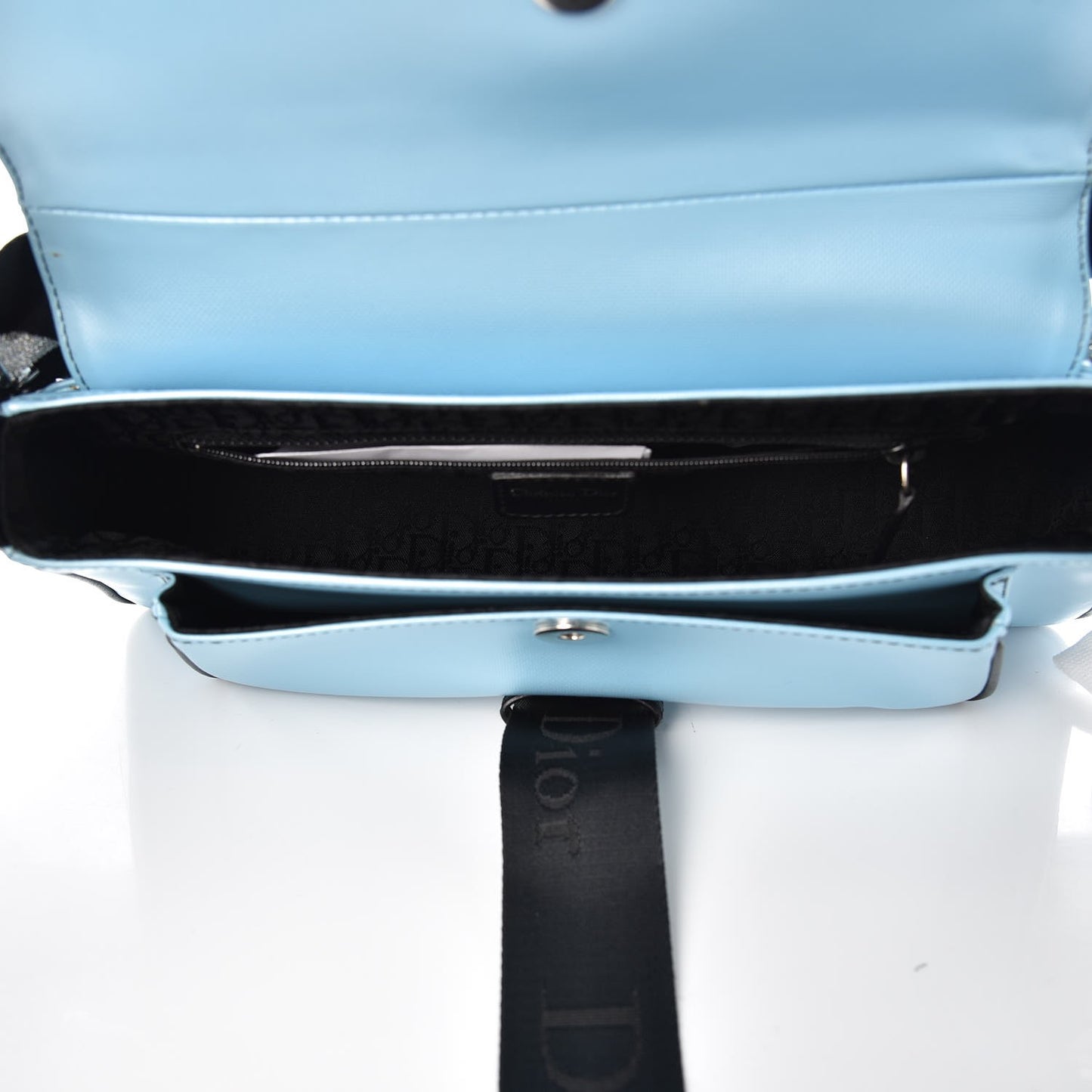 Coated Canvas Crystal Hardcore Bag Light Blue