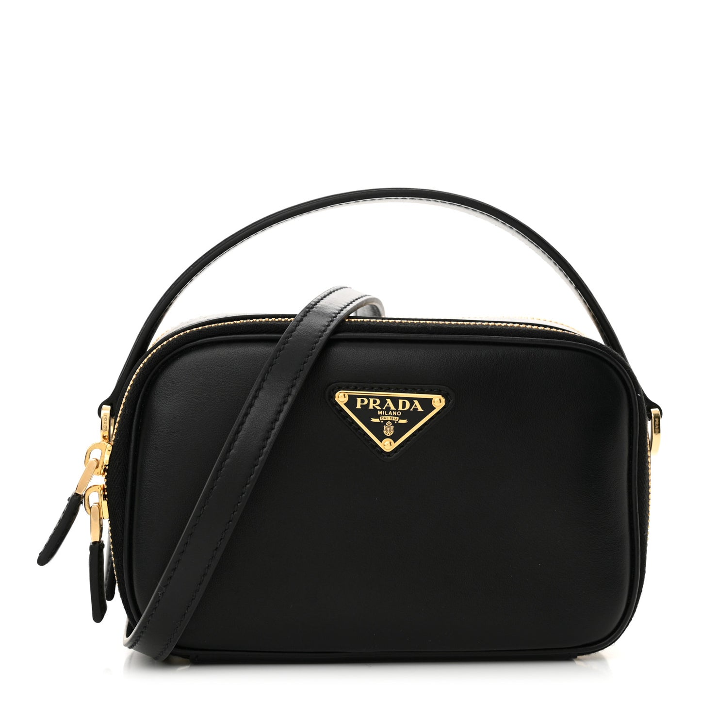 Soft Calfskin Odette Crossbody Black