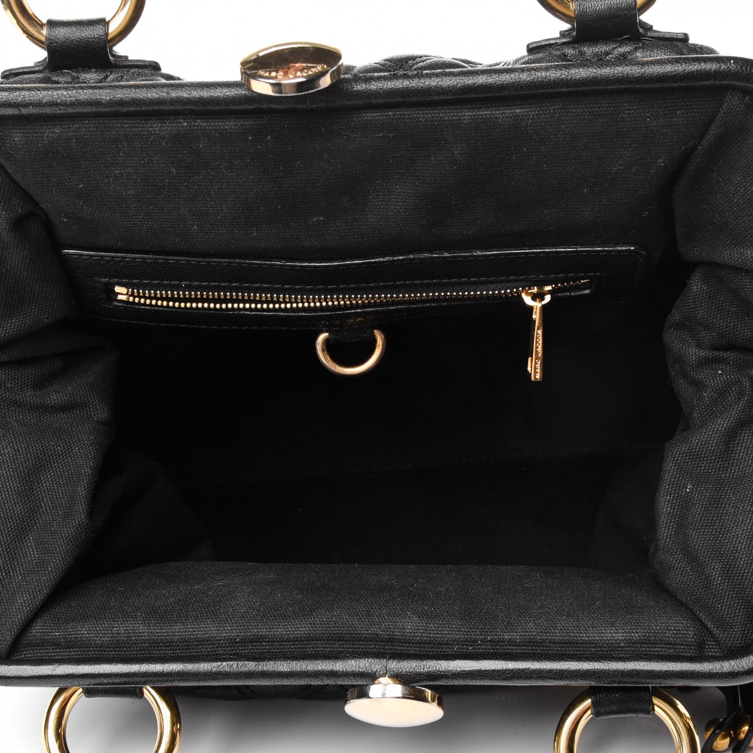 Marc Jacobs Calfskin Quilted Stam Black 4 of 4