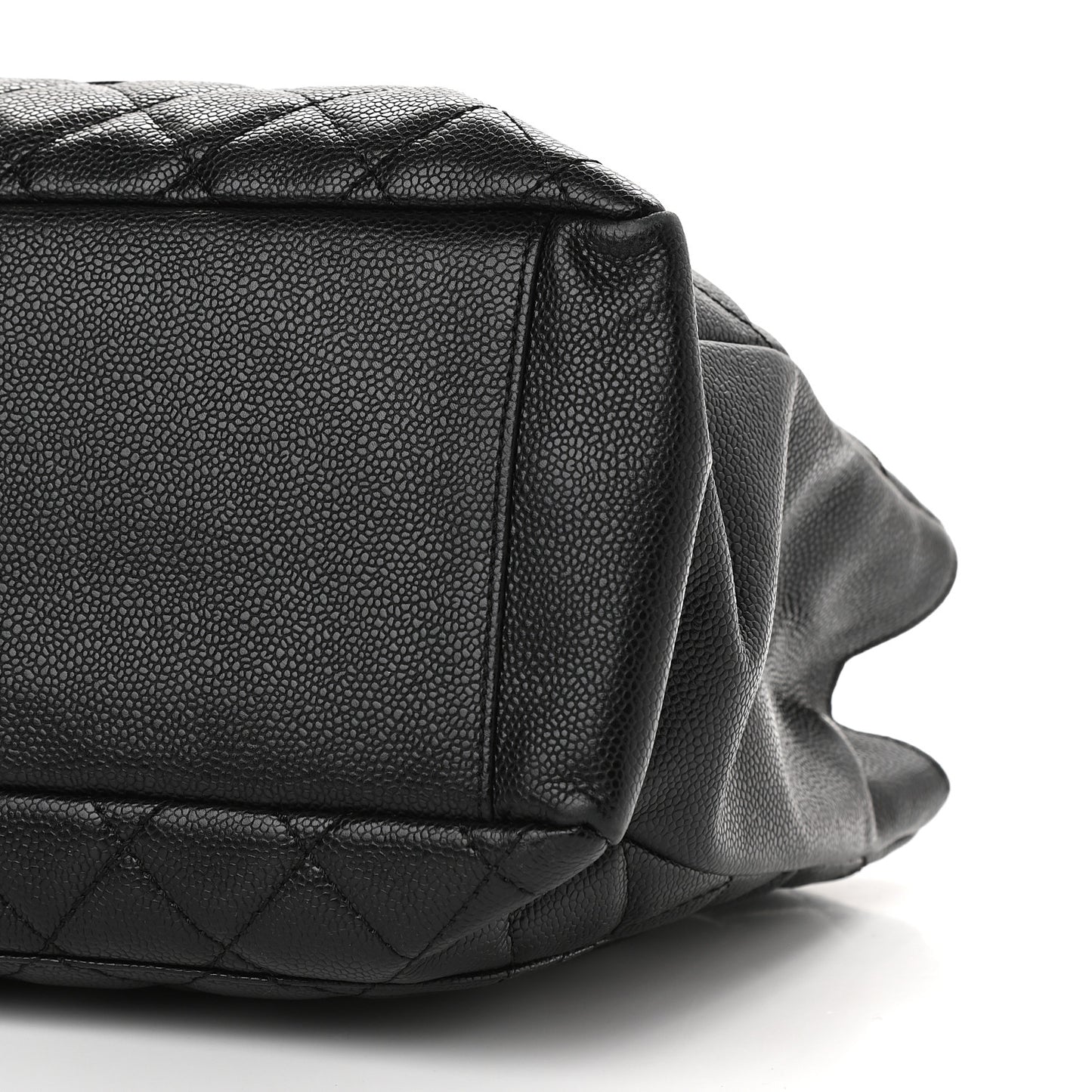Caviar Quilted Grand Shopping Tote GST Black