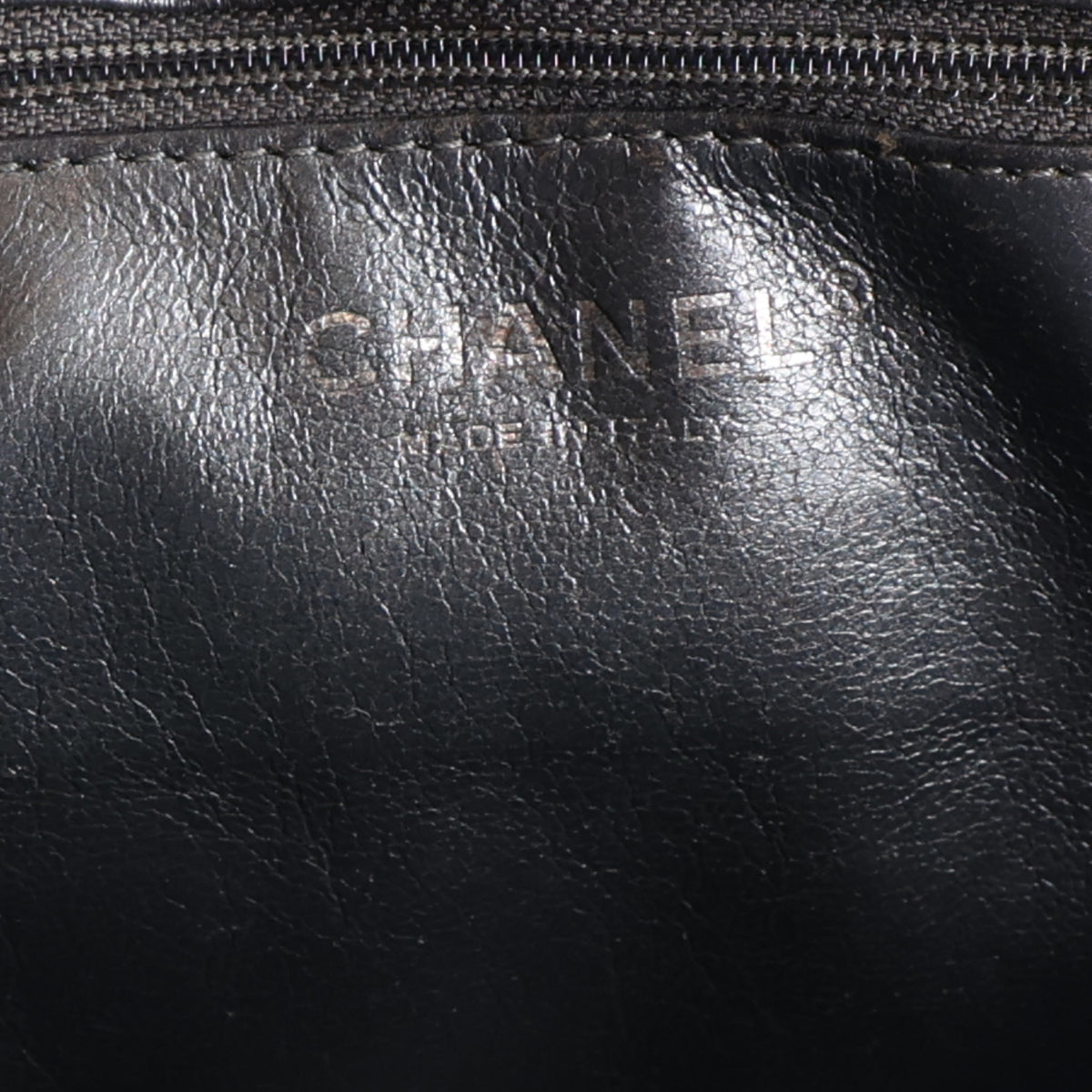 Chanel Metallic Aged Calfskin Quilted Medium Reissue Camera Case Dark Silver 5 of 9