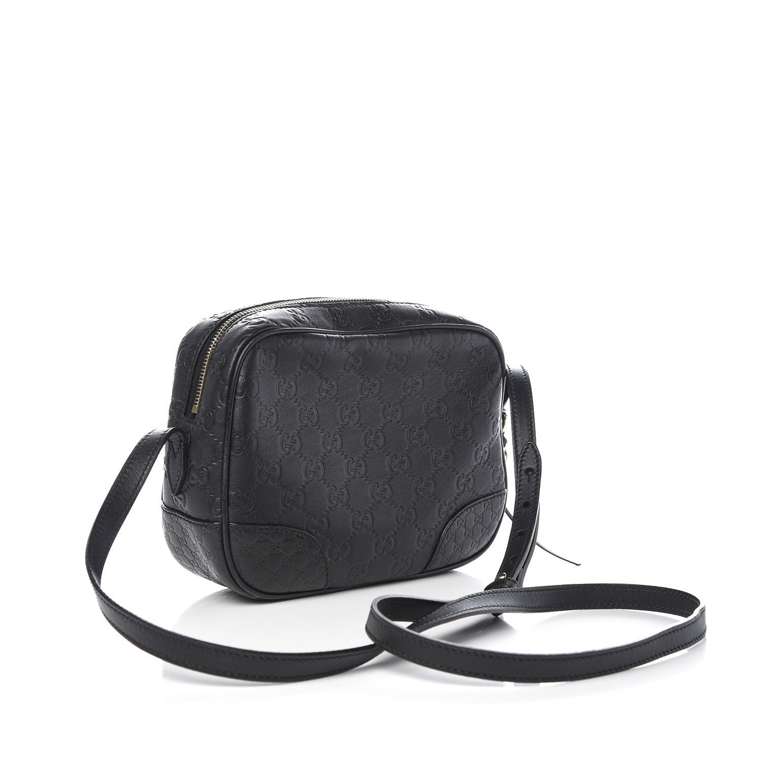 Gucci Guccissima Mini Bree Messenger Bag Black 3 of 7