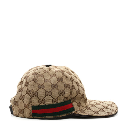Gucci Monogram Web Baseball Hat L Beige Cocoa 5 of 8