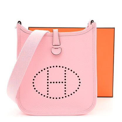 Hermes Taurillon Clemence Evelyne TPM Rose Sakura 11 of 11