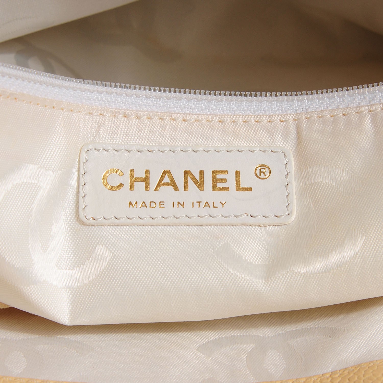 Chanel Caviar CC Tote Beige Clair 6 of 7