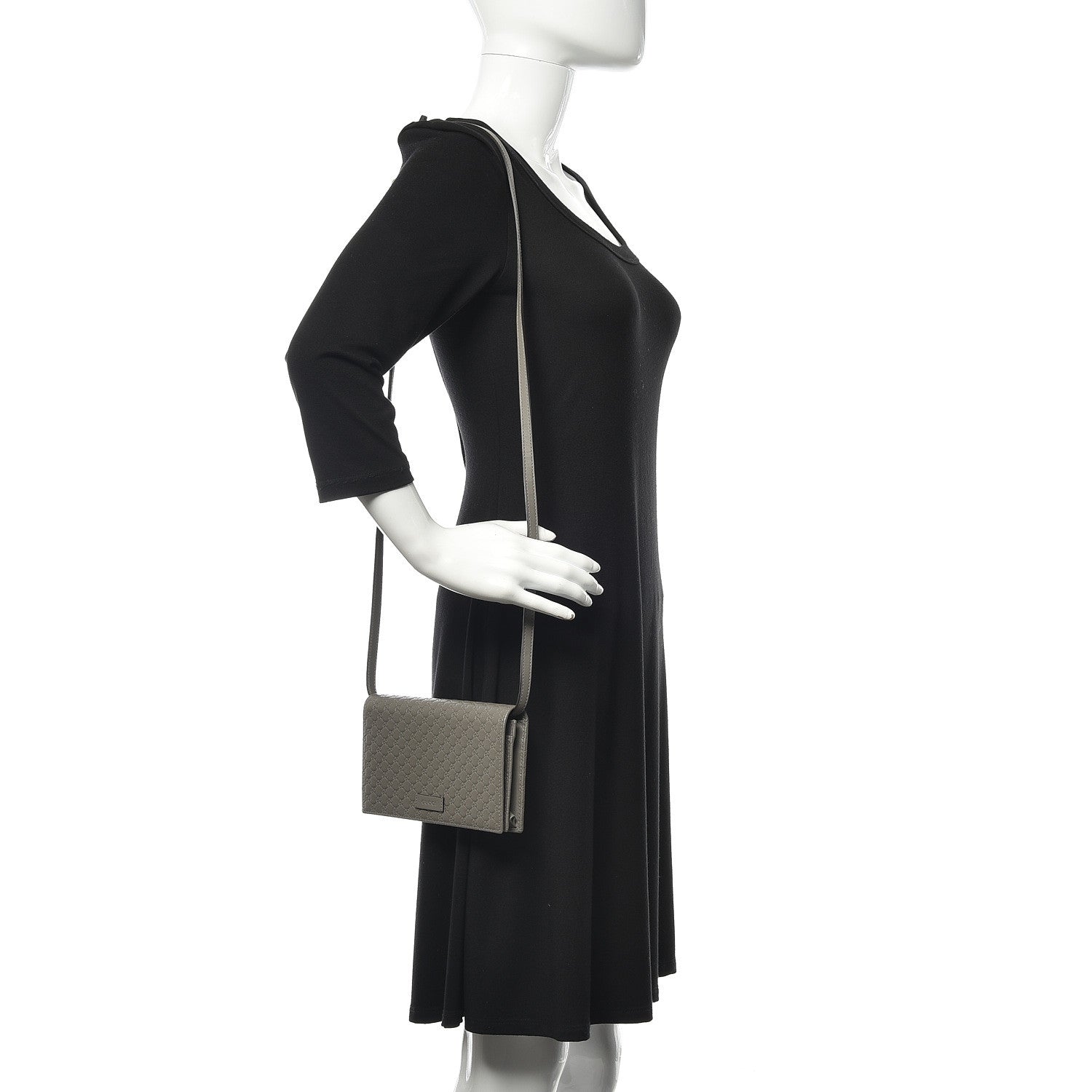 Gucci Soft Microguccissima Crossbody Wallet Loess 2 of 10
