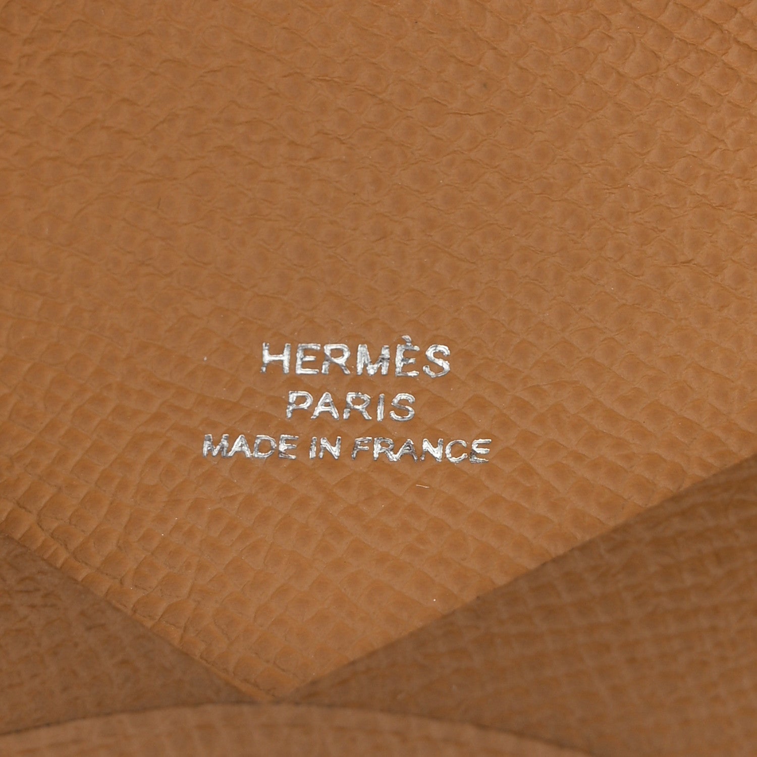 Hermes Epsom Verso Calvi Card Case Alezan Biscuit 6 of 8