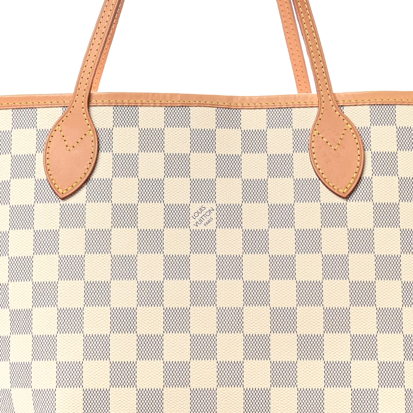 Damier Azur Neo Neverfull MM Rose Ballerine