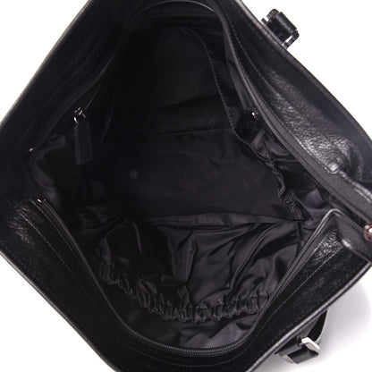 Burberry Nylon Tonal Check Diaper Bag Black 5 of 10