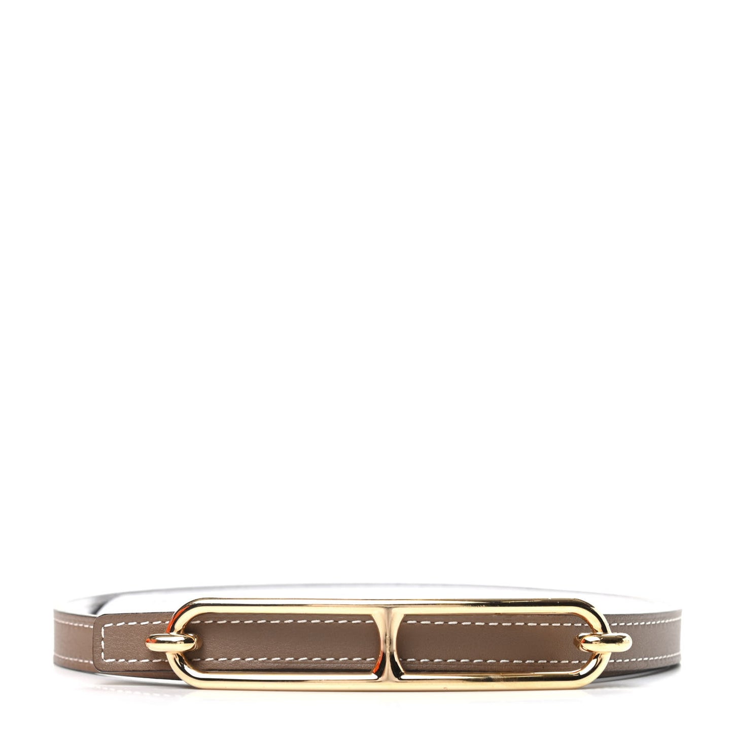 Swift Epsom 13mm Roulis Belt 70 Etoupe White