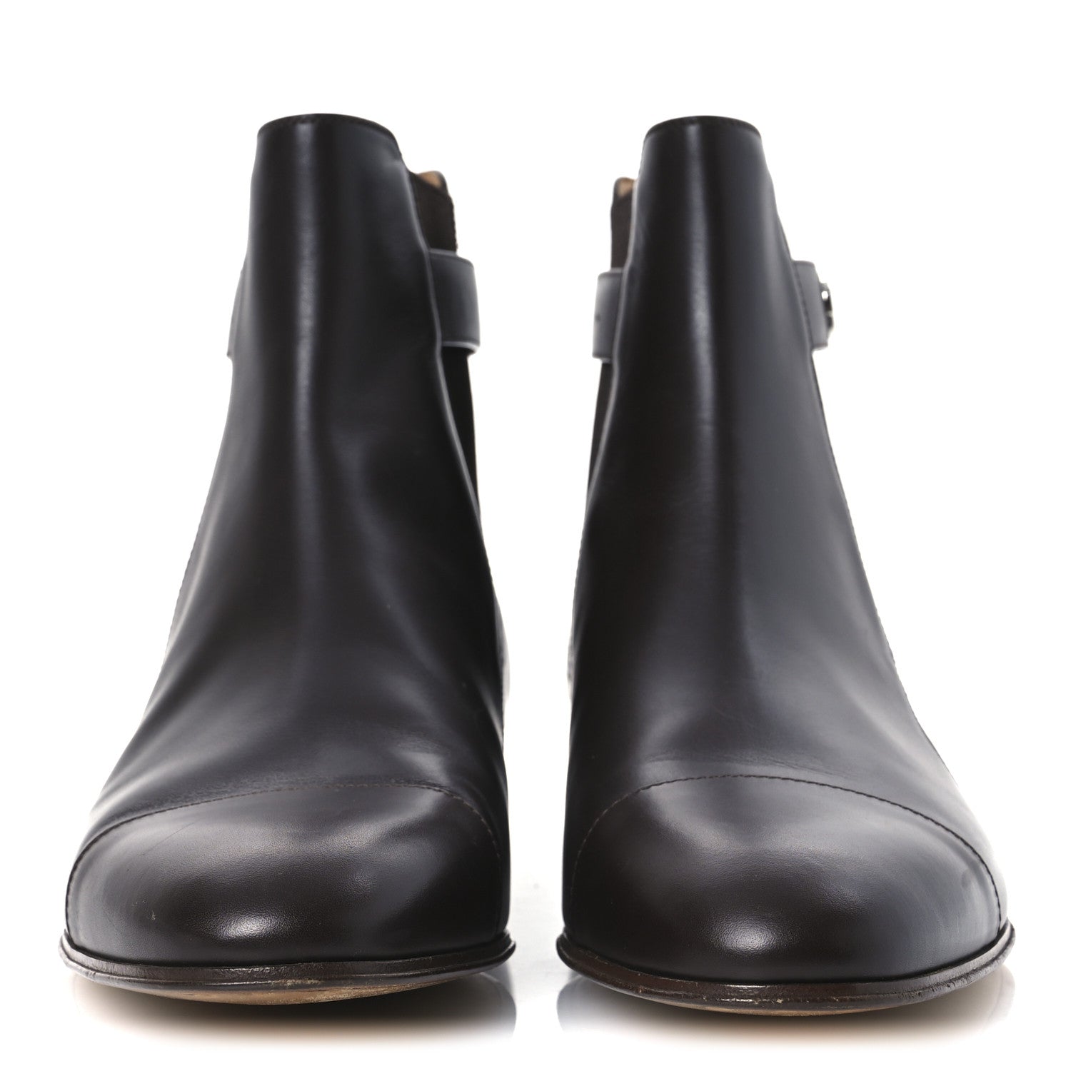 Gucci Calfskin Mens Blondie Chelsea Ankle Boots 10 Cocoa 3 of 18