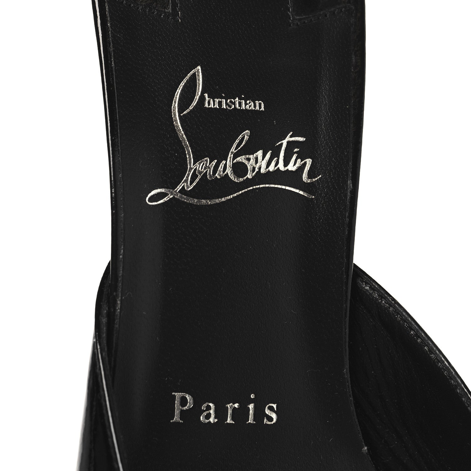 Christian Louboutin Patent Condora 55 Mules 38 Black 8 of 9