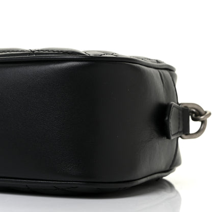 Gucci Calfskin Matelasse Aria Small GG Marmont Chain Shoulder Bag Black 7 of 7