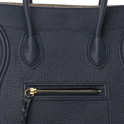 Celine Bullhide Calfskin Medium Phantom Luggage Navy Blue 8 of 11