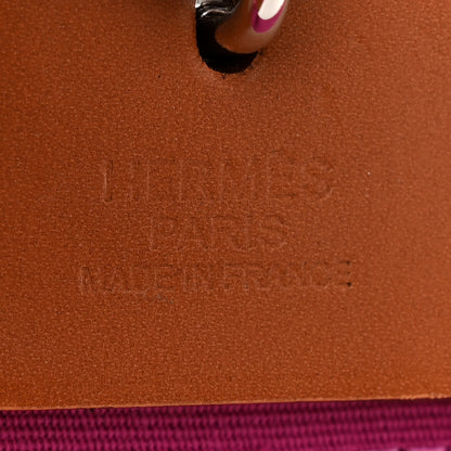 Hermes Toile Officier Vache Hunter Verso Herbag Zip PM 31 Dune Magnolia Fauve 7 of 18