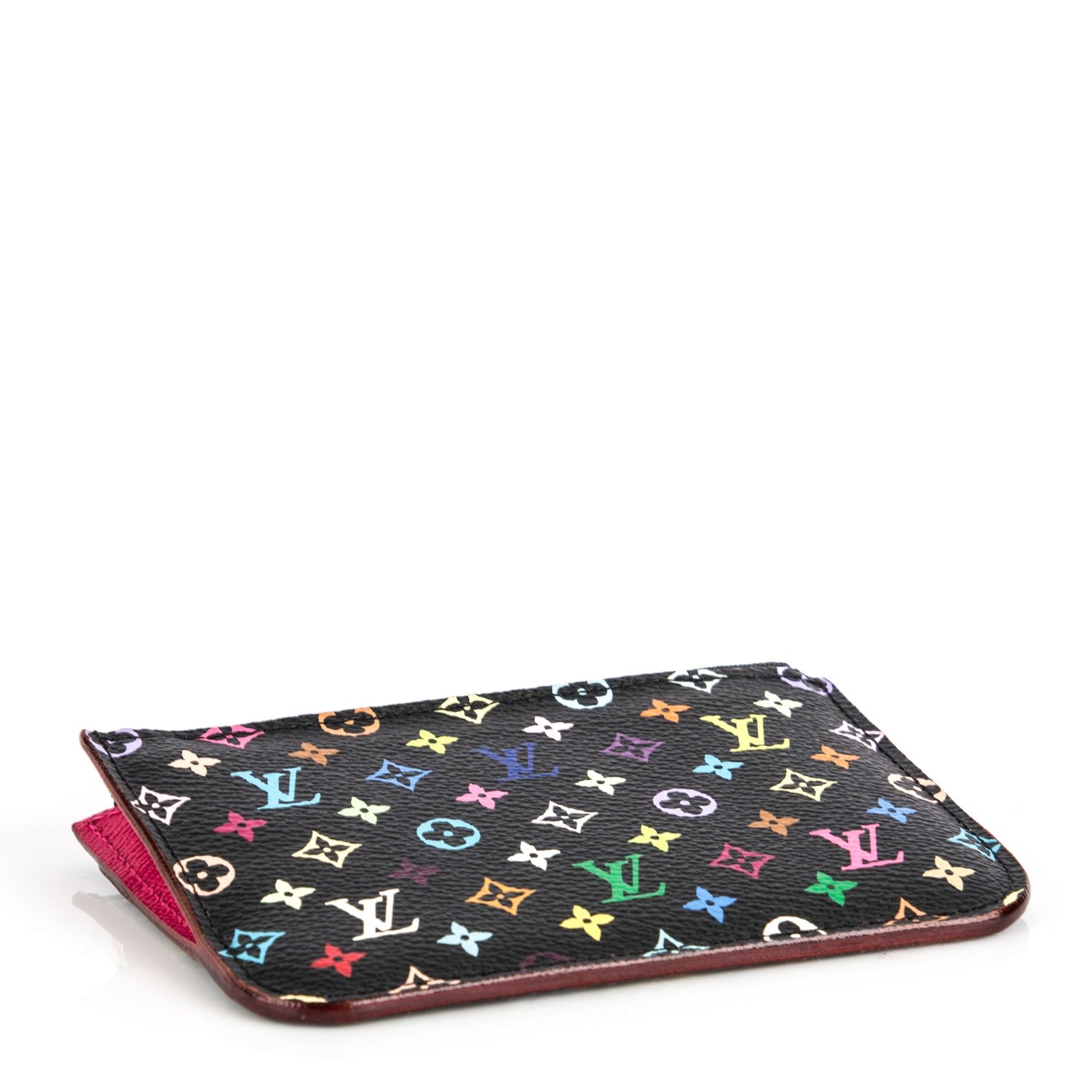 Louis Vuitton Monogram Multicolor Key Pouch Black Grenade 4 of 7