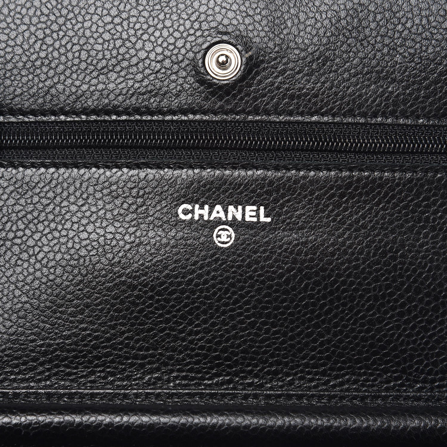Chanel Caviar Quilted Wallet On Chain WOC Black 6 of 13