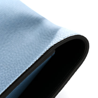 Alexander McQueen Calfskin Skull Envelope Clutch Blue 11 of 11