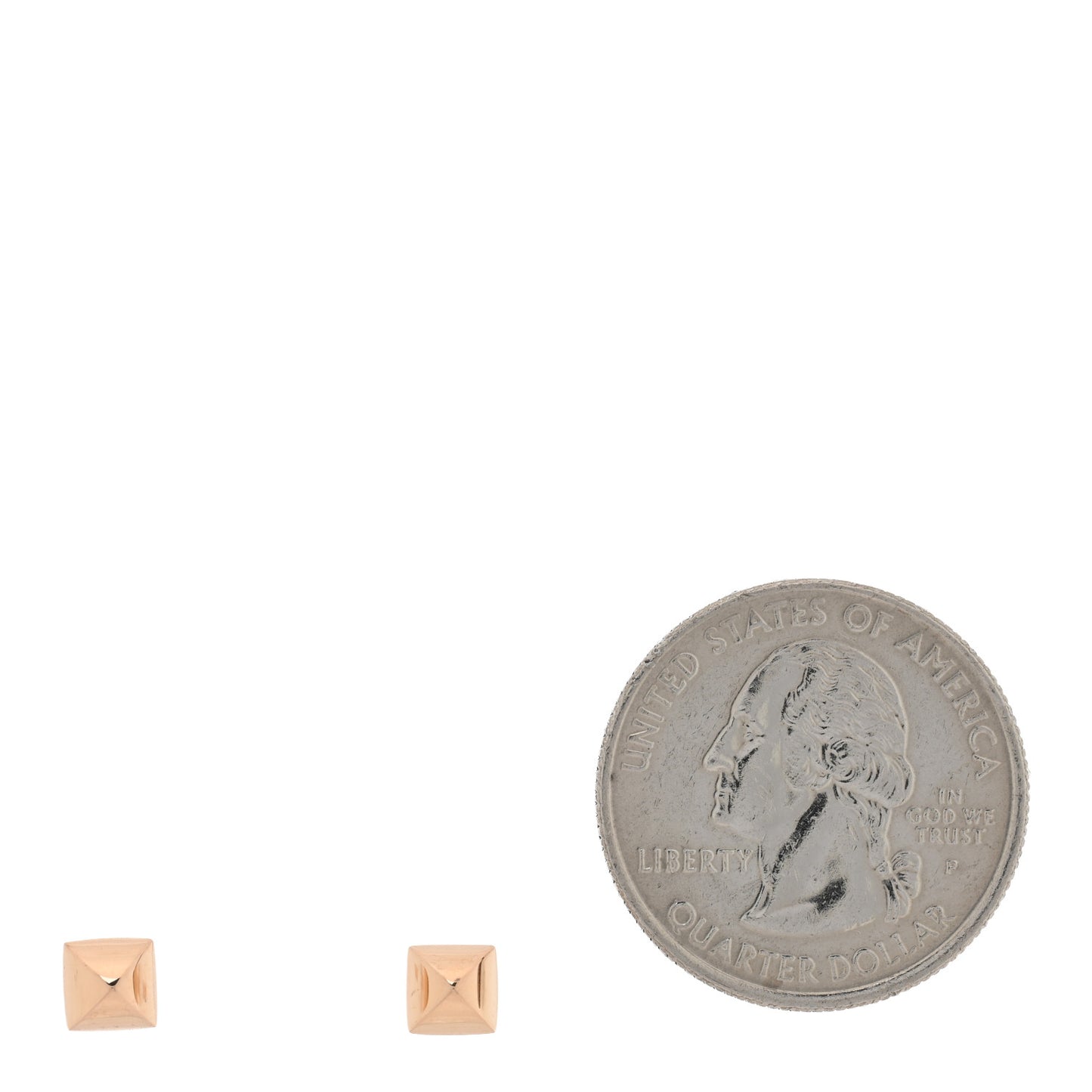 18K Rose Gold Clou d'H Stud Earrings