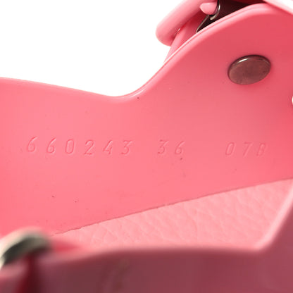 Gucci Rubber Mini Double G Womens Isla Dad Sandals 36 Wild Rose 7 of 7