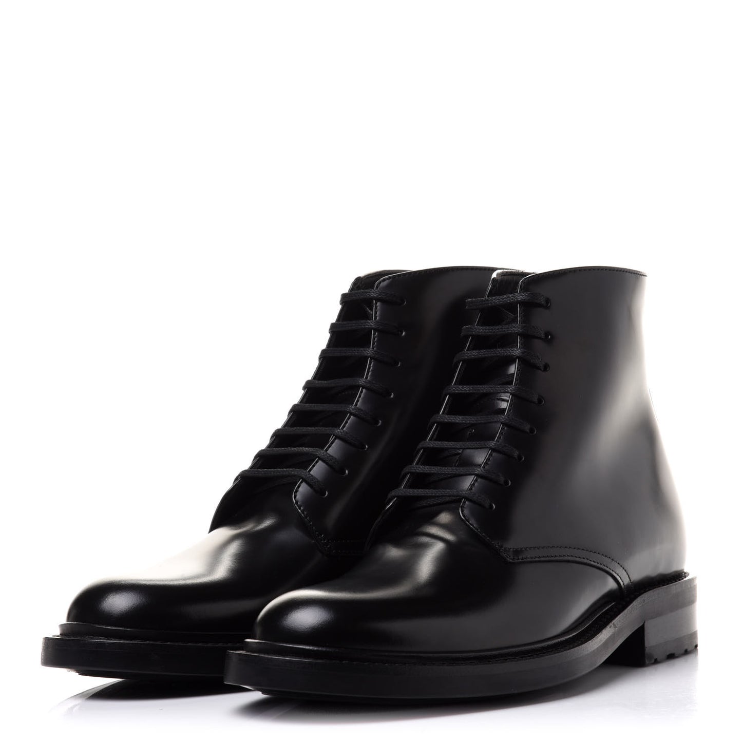 Calfskin Womens Army Combat Boots 38 Black