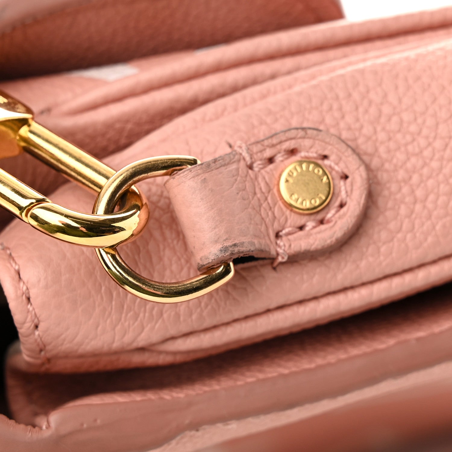 Louis Vuitton Empreinte Monogram Giant Pochette Metis Rose Trianon Cream 12 of 15
