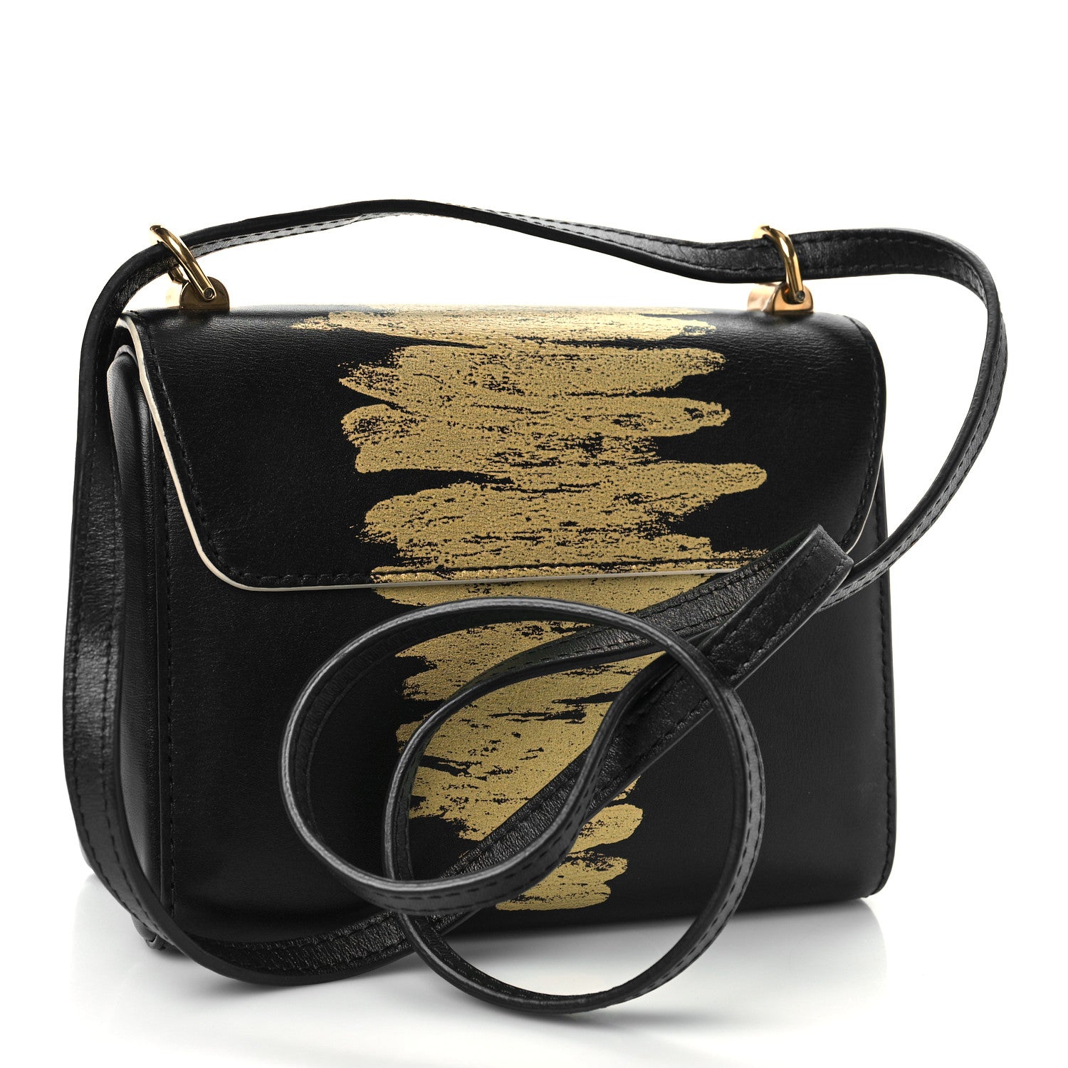 Louis Vuitton Calfskin Twist Shoulder Bag PM Light Gold 2 of 7