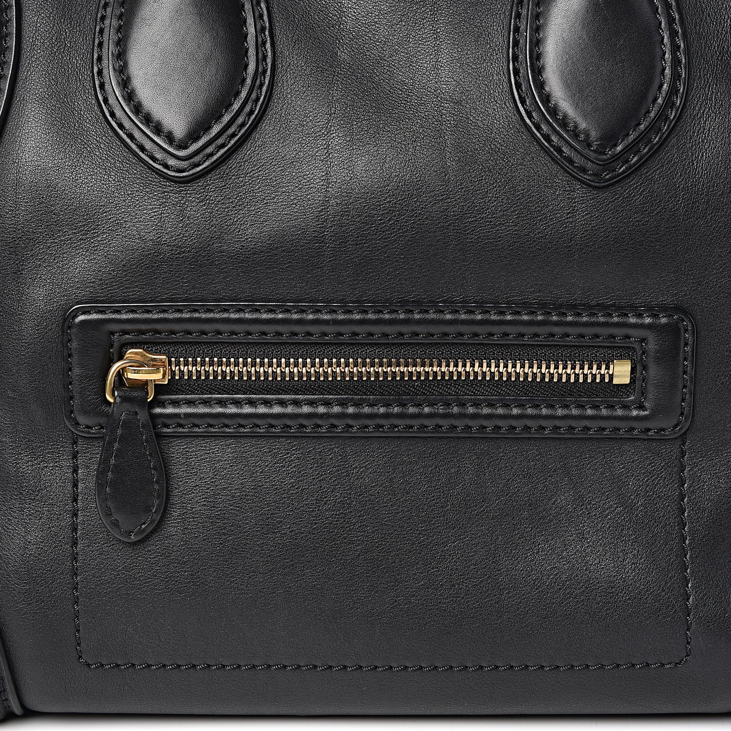 Smooth Calfskin Mini Luggage Black