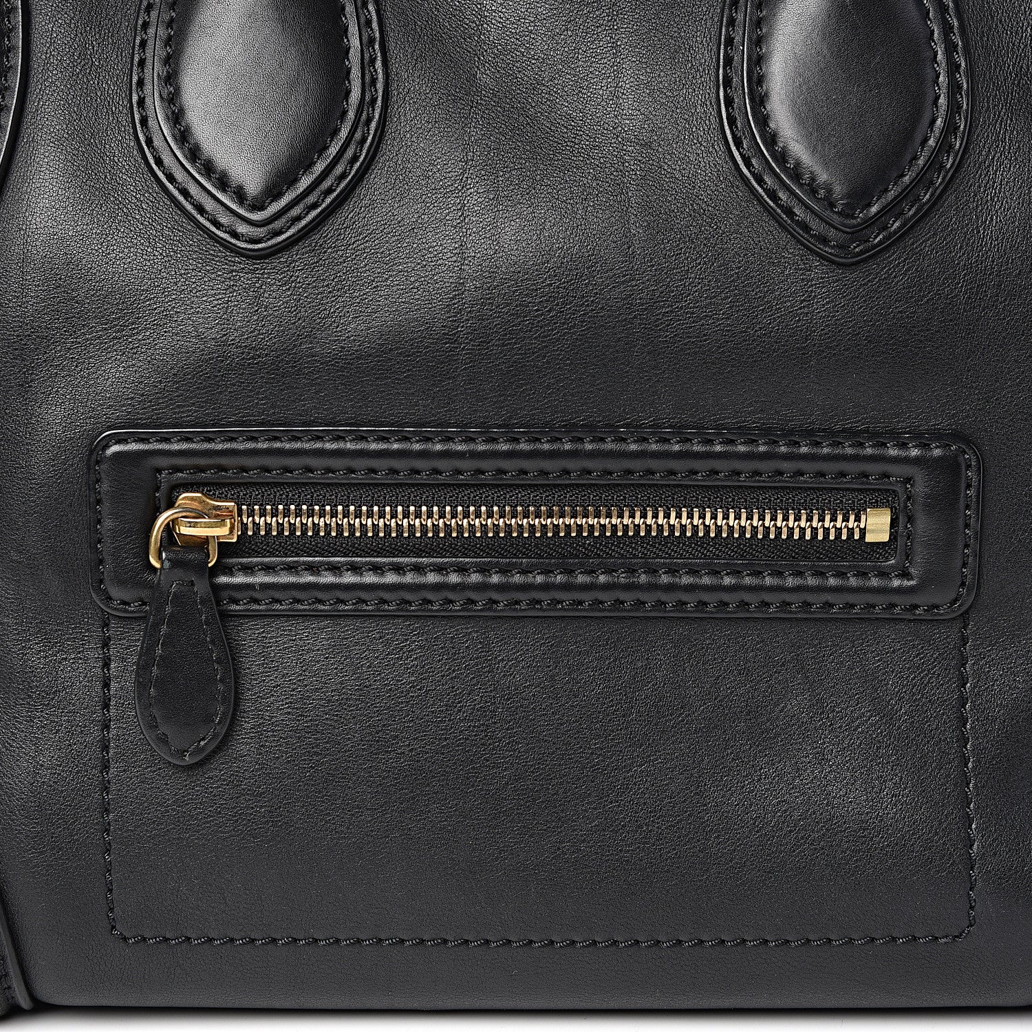 Celine Smooth Calfskin Mini Luggage Black 25 of 25