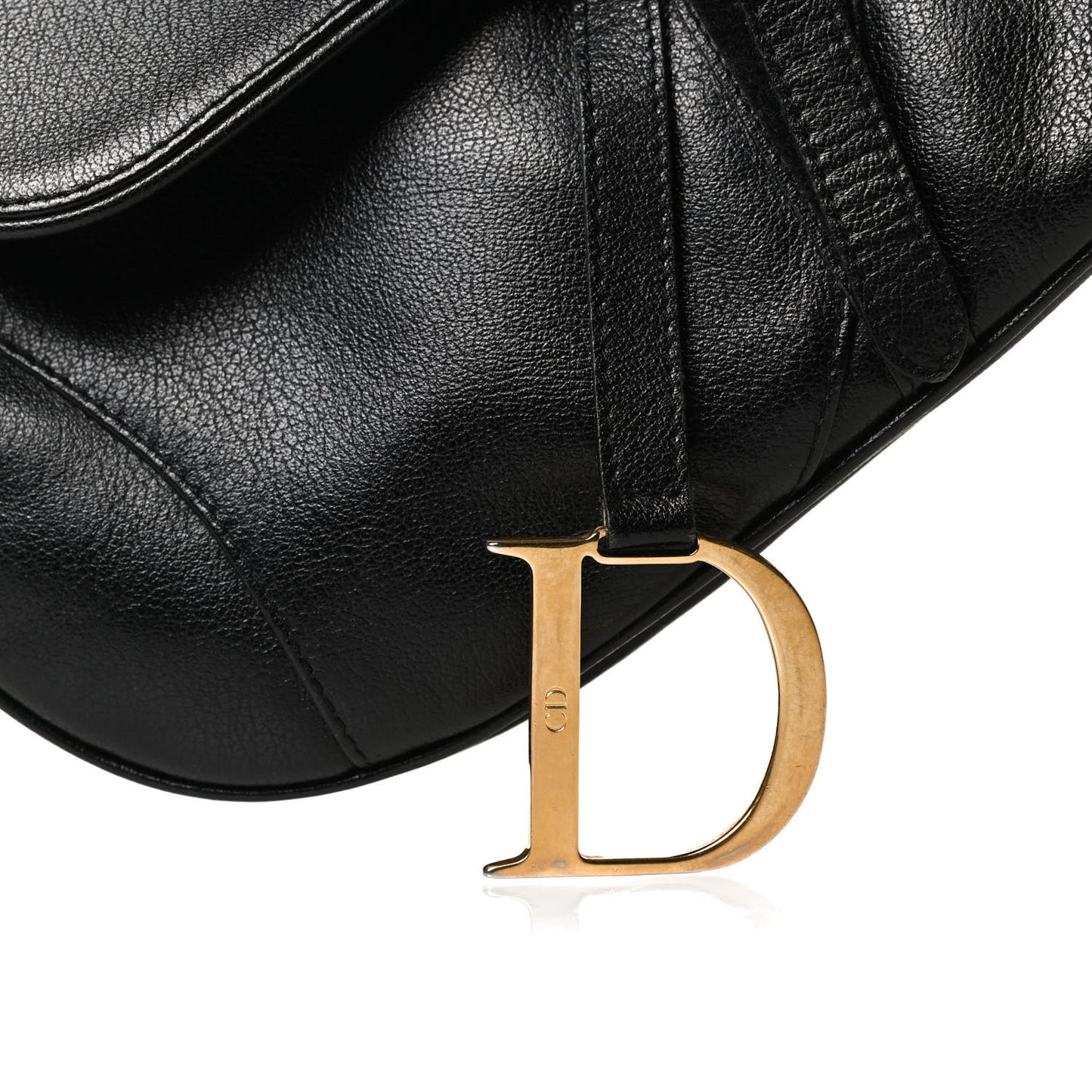 Calfskin Saddle Bag Black