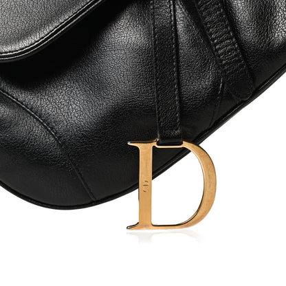 Christian Dior Calfskin Saddle Bag Black 16 of 17
