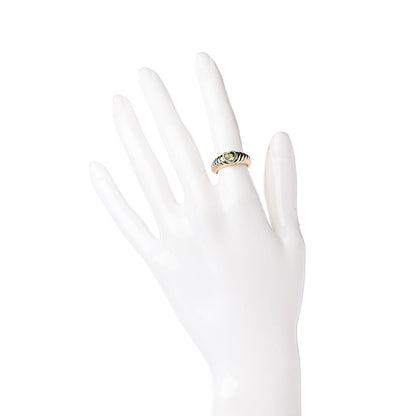 Tiffany 18K Yellow Gold Peridot Heart Ring 49 5 2 of 4