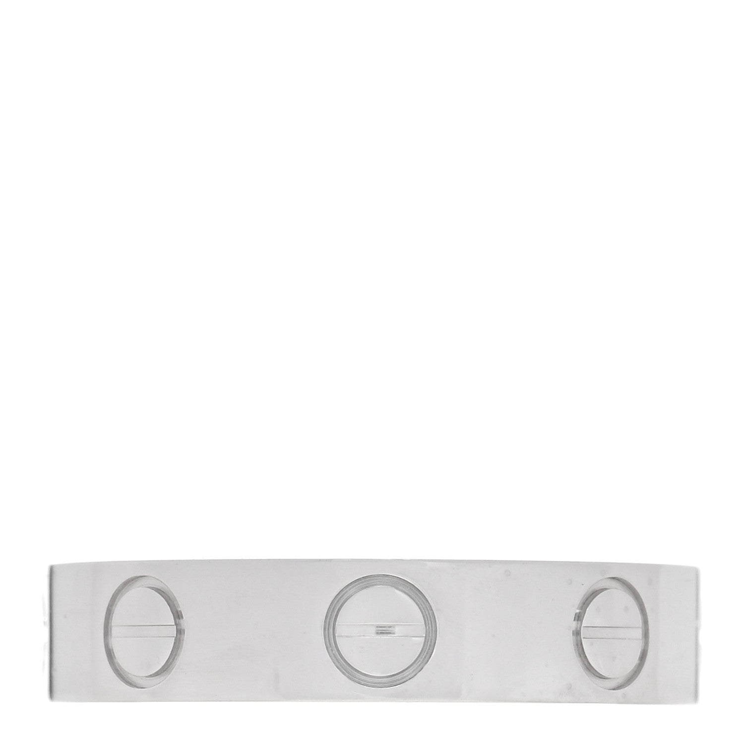 Cartier Platinum 3.5mm LOVE Wedding Band Ring 46 3.75 3 of 4