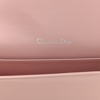 Christian Dior Patent Cannage Lady Dior Convertible Clutch Rose Des Vents 7 of 12