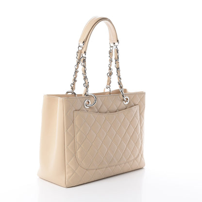 Chanel Caviar Quilted Grand Shopping Tote GST Beige Clair 2 of 9