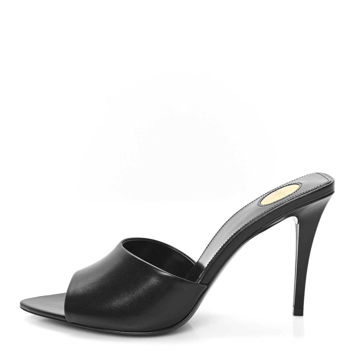 Nappa Goldie Mule Sandal 37.5 Black