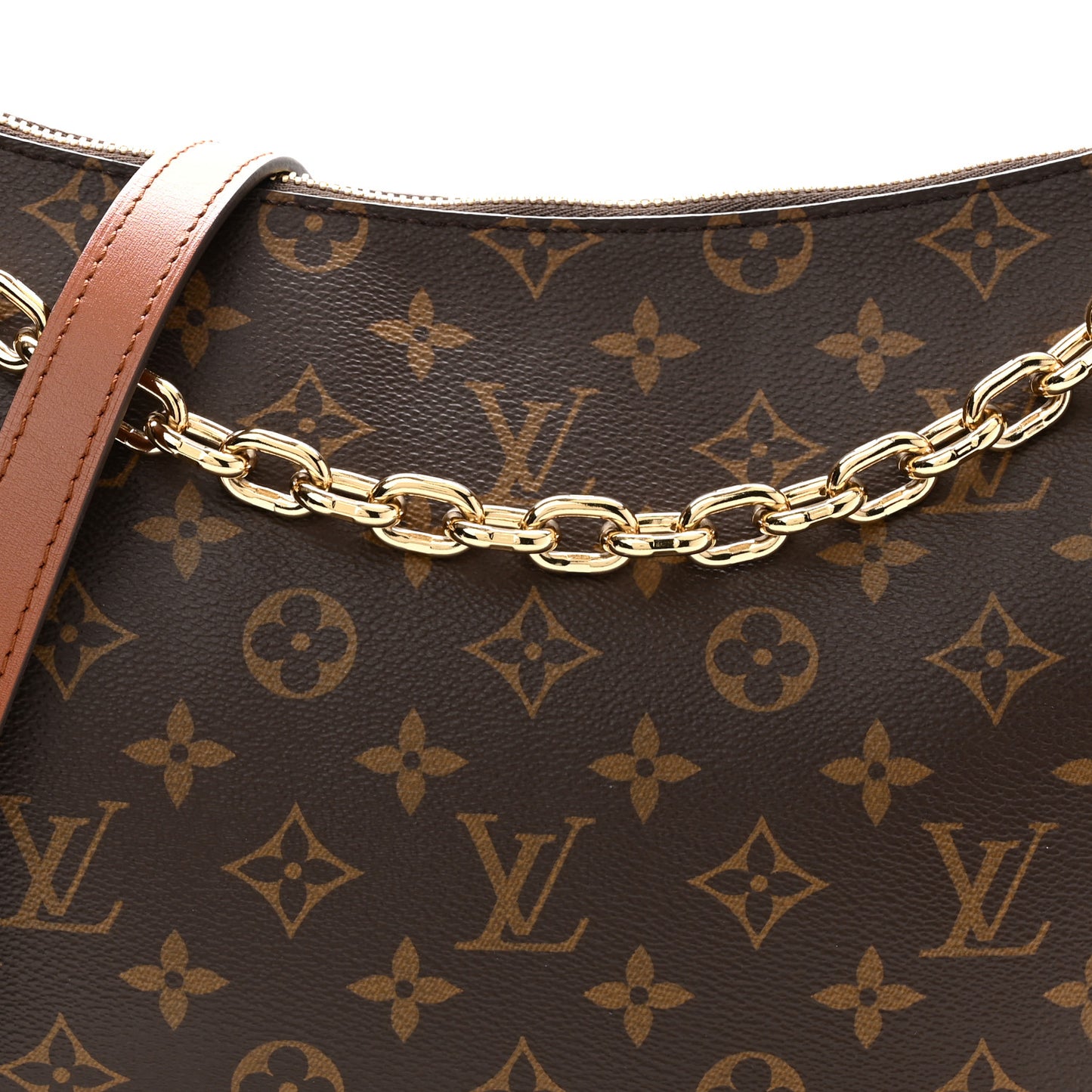 Reverse Monogram Loop Hobo