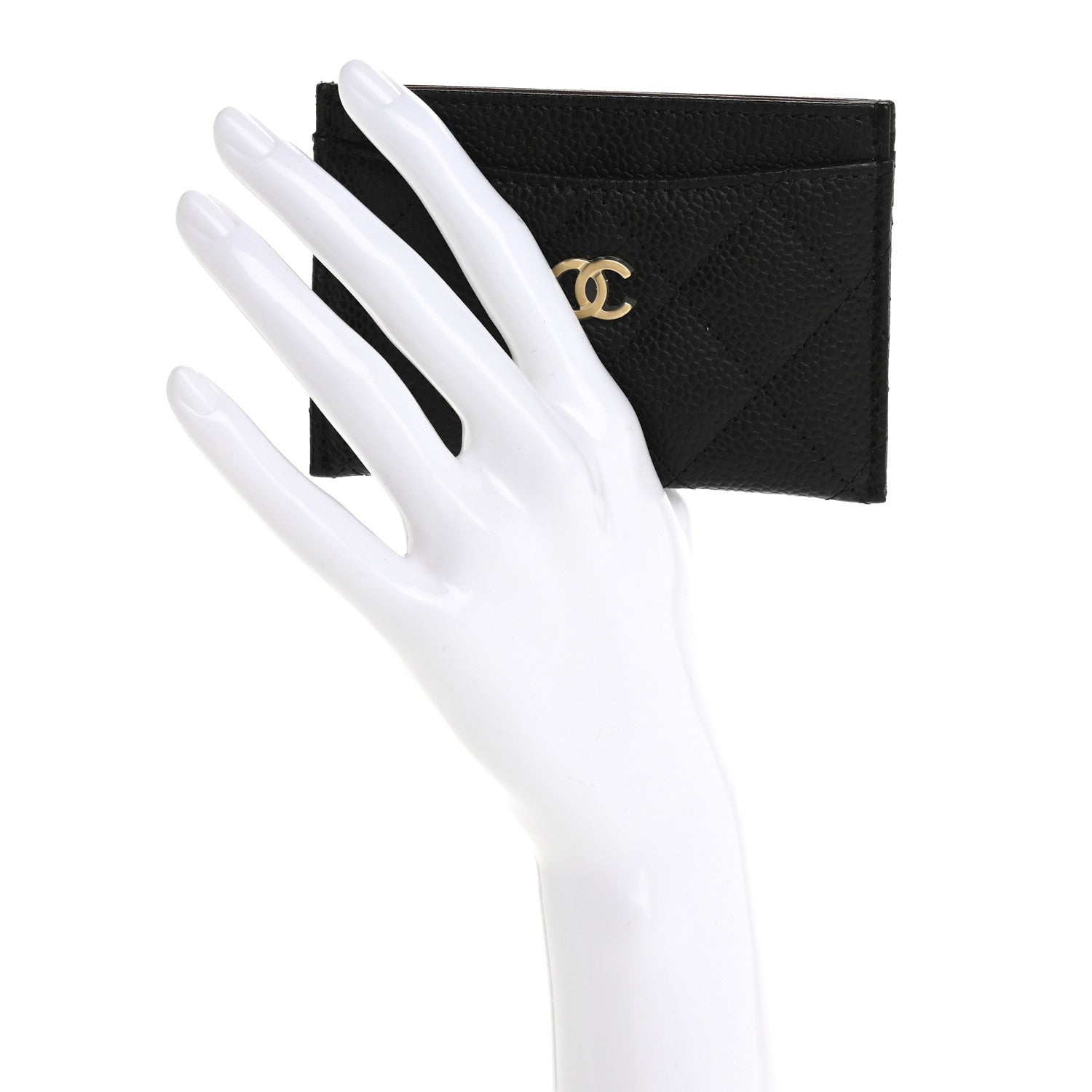 Chanel Caviar Quilted Card Holder Black 2 of 9