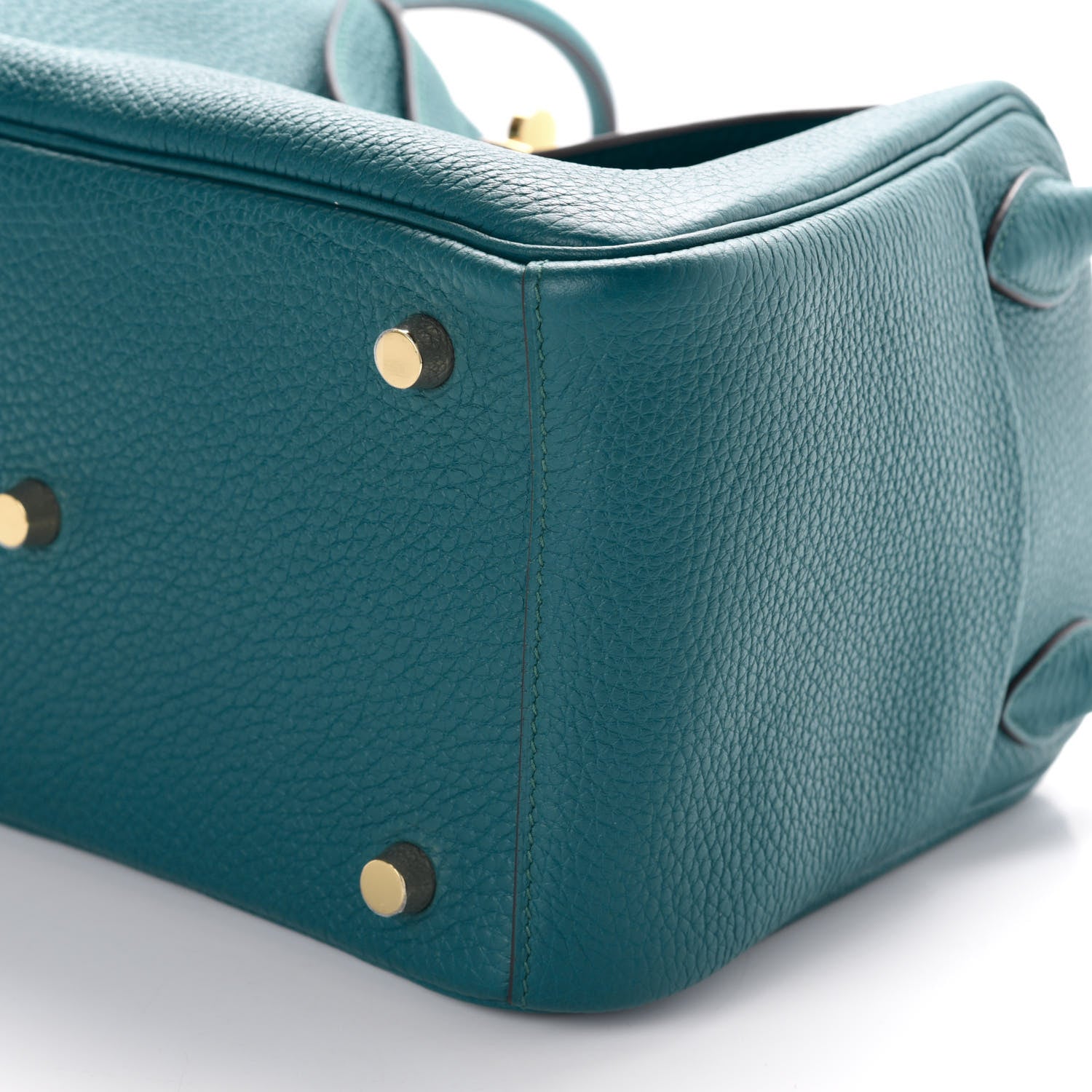 Hermes Taurillon Clemence Lindy 26 Vert Bosphore 7 of 10