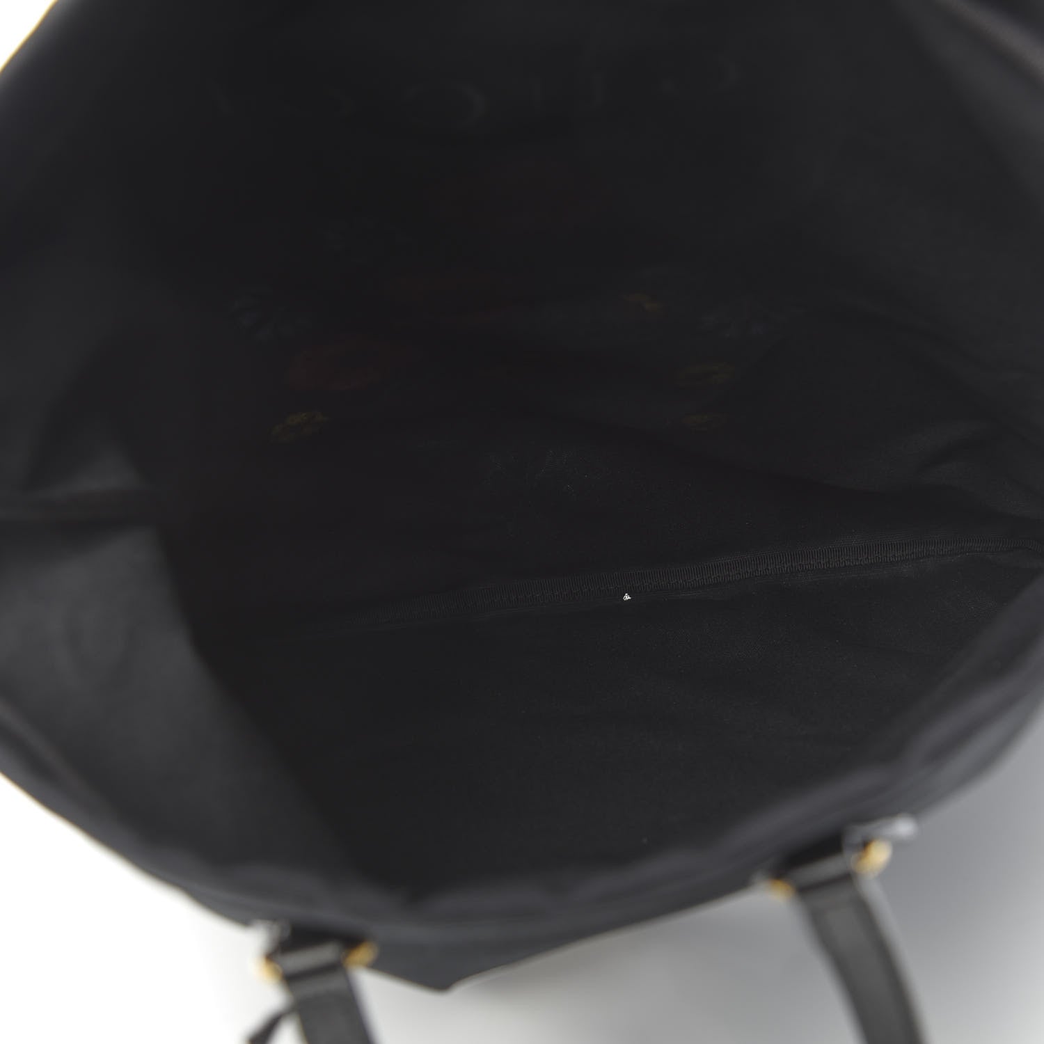 Gucci Canvas Chateau Marmont Drawstring Tote Black 5 of 11