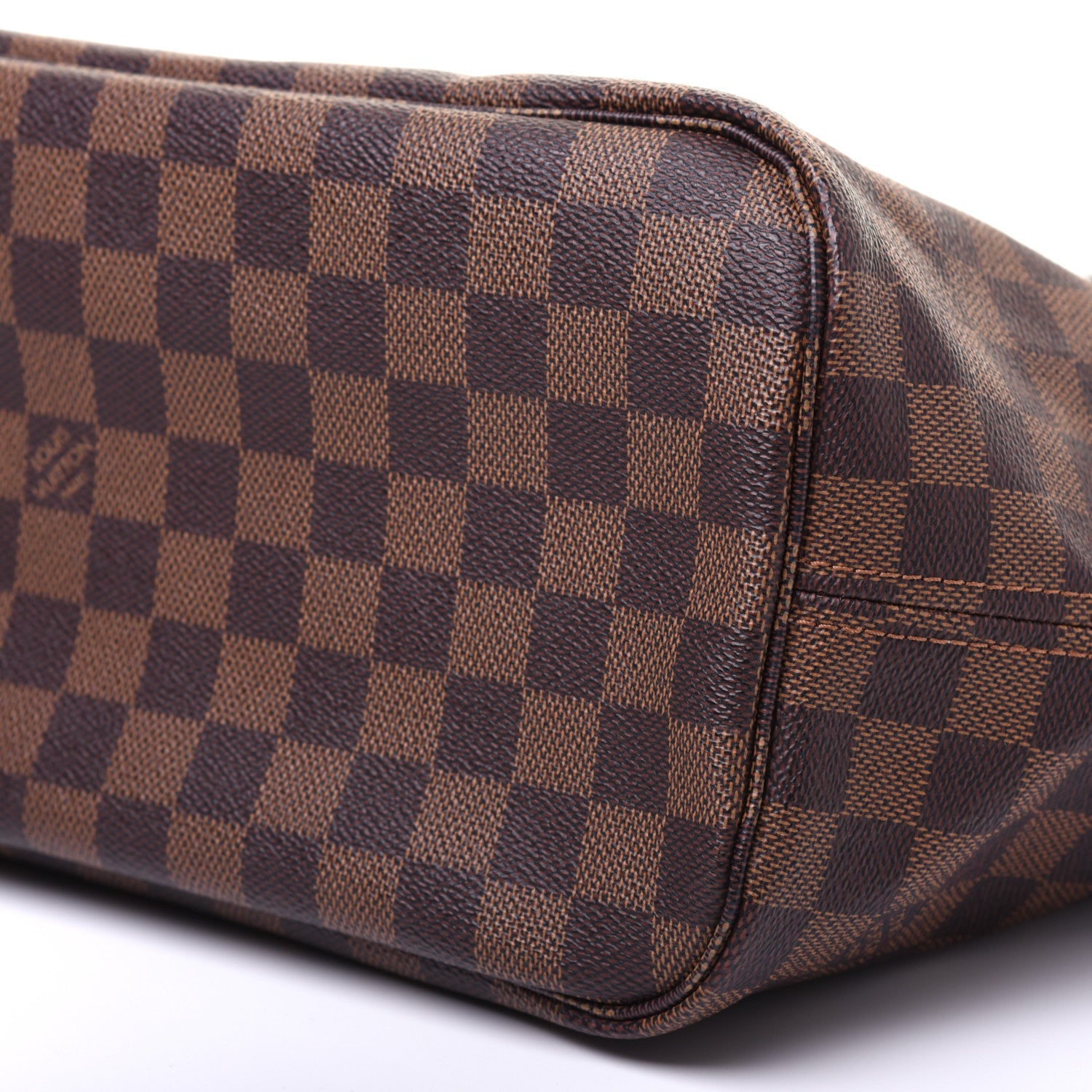 Louis Vuitton Damier Ebene Neo Neverfull MM Rose Ballerine 7 of 15