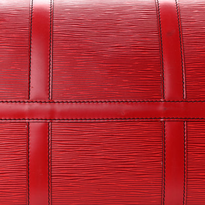 Louis Vuitton Epi Keepall 50 Castillan Red 17 of 20