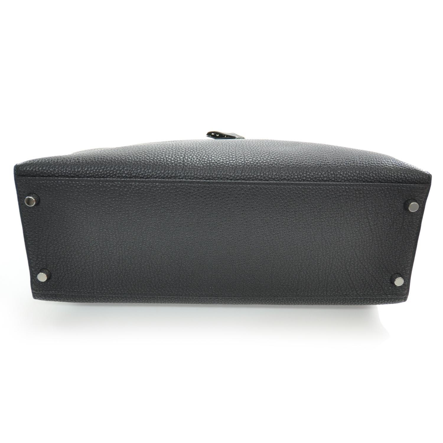 Hermes Togo Kelly 35 Black 4 of 9