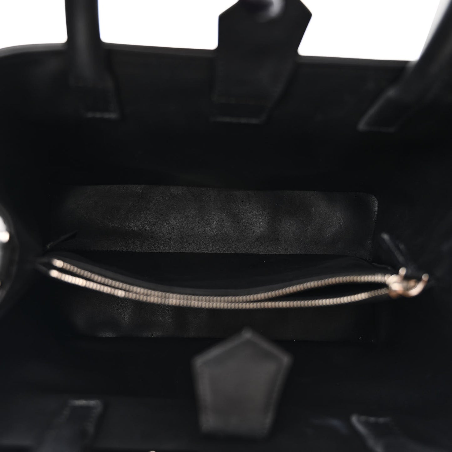 Vitello Dolce Mink Fur Pom Pom Petite 2Jours Tote Black Multicolor