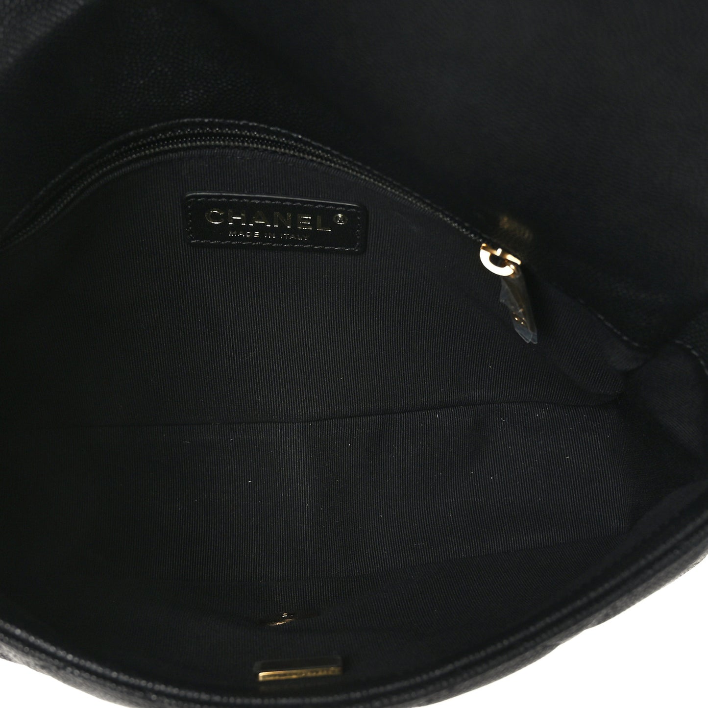 Caviar Quilted Small CC You Flap Black