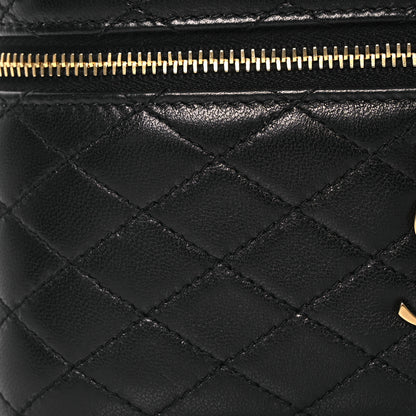 Saint Laurent Lambskin Quilted Mini Gaby Vanity Case Black 8 of 13