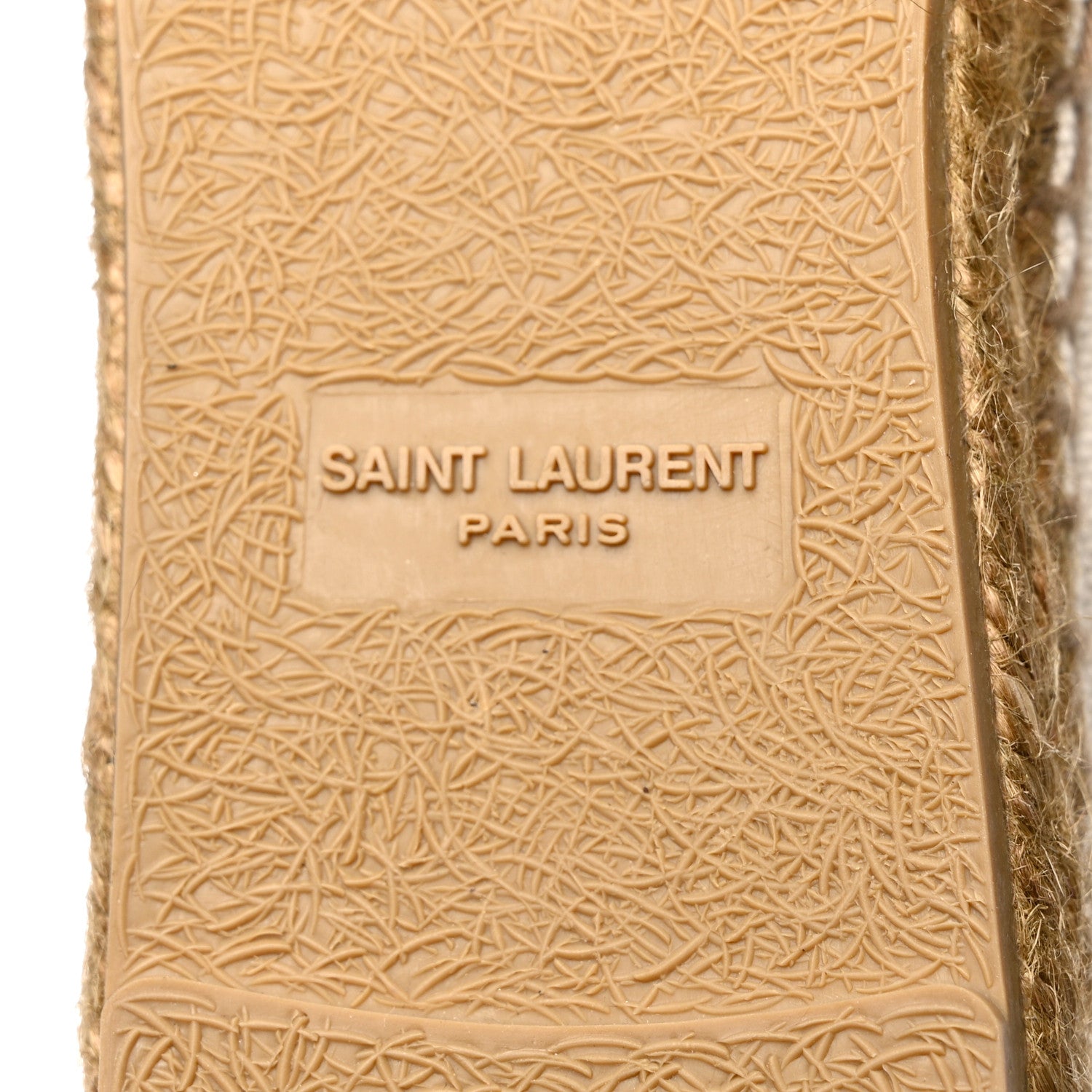 Saint Laurent Canvas Elba Espadrilles 39.5 Sweet Cream 9 of 12